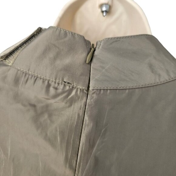 Akira Shorts Romper Mock Neck Long Slv Zip Close Lightweight Womens M Green - Picture 7 of 12